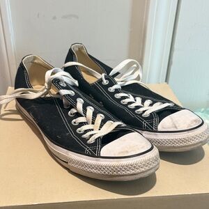 Converse Black and White Men's Shoes